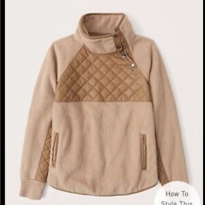 Abercrombie and Fitch snap fleece sweater size XXL